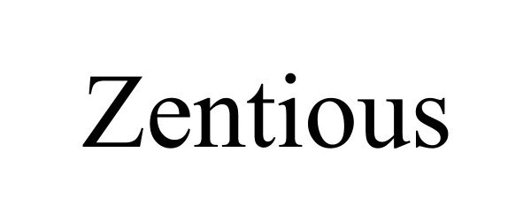 Trademark Logo ZENTIOUS