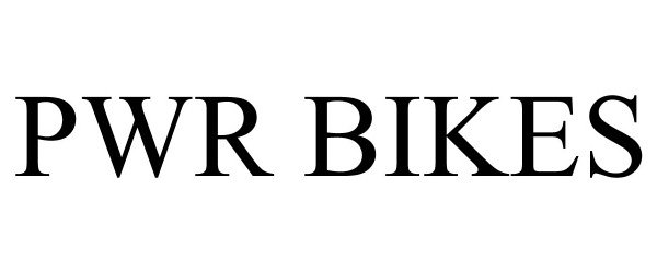 Trademark Logo PWR BIKES