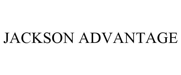 Trademark Logo JACKSON ADVANTAGE