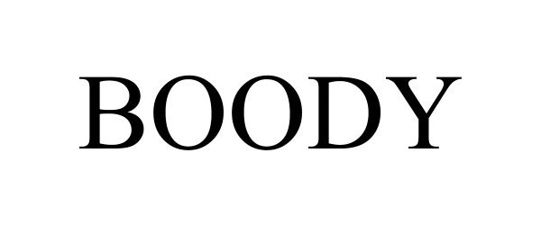 Trademark Logo BOODY