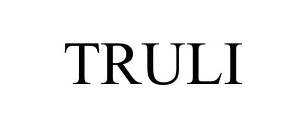 Trademark Logo TRULI