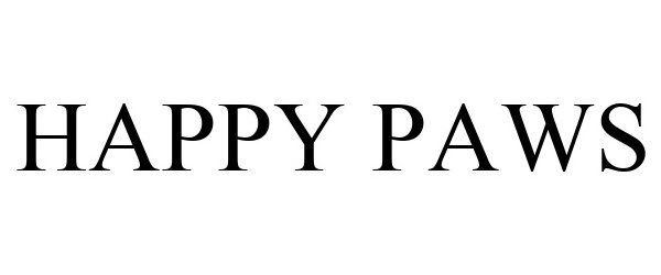 Trademark Logo HAPPY PAWS