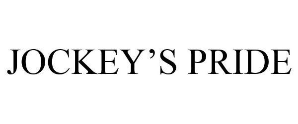 Trademark Logo JOCKEY'S PRIDE