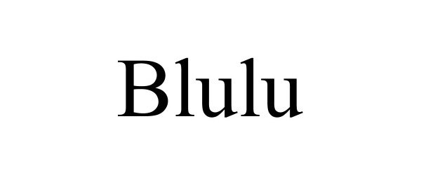 Trademark Logo BLULU
