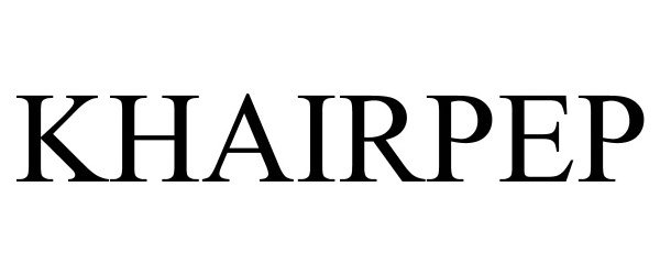 Trademark Logo KHAIRPEP