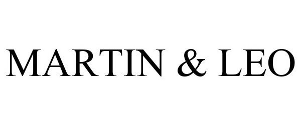 Trademark Logo MARTIN&LEO