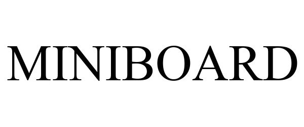 Trademark Logo MINIBOARD