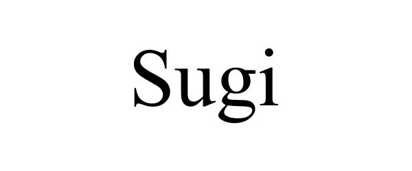 Trademark Logo SUGI