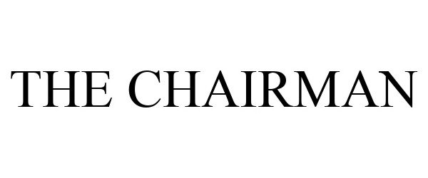 Trademark Logo THE CHAIRMAN
