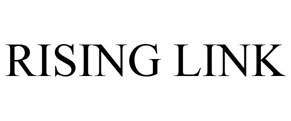 Trademark Logo RISING LINK