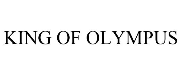 Trademark Logo KING OF OLYMPUS