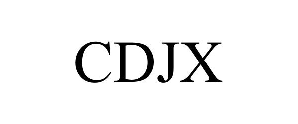 Trademark Logo CDJX