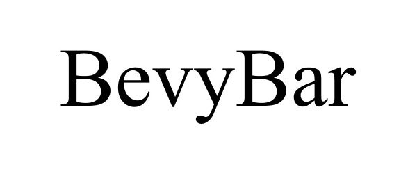 Trademark Logo BEVYBAR