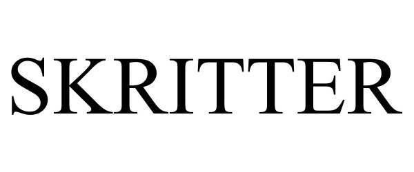 Trademark Logo SKRITTER