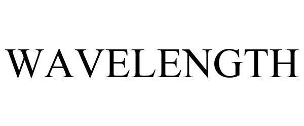 Trademark Logo WAVELENGTH