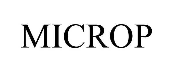 Trademark Logo MICROP