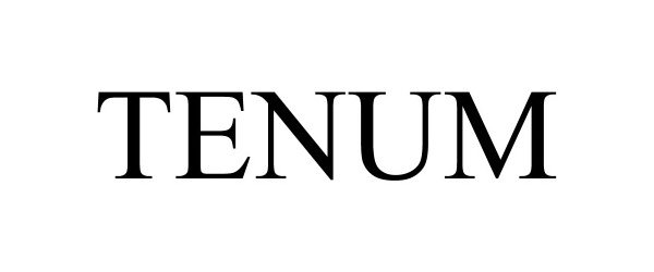 Trademark Logo TENUM