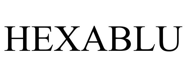 Trademark Logo HEXABLU