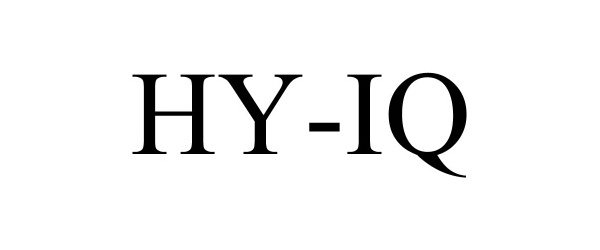 Trademark Logo HY-IQ