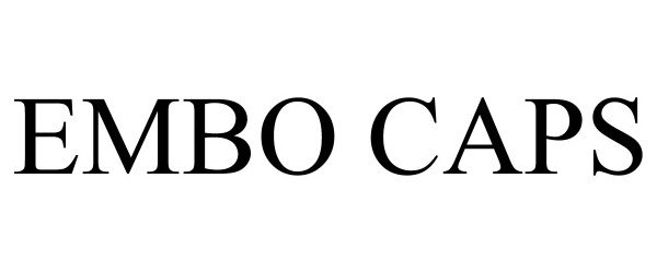 Trademark Logo EMBO CAPS