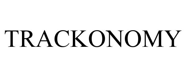 Trademark Logo TRACKONOMY