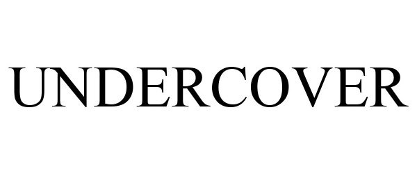 Trademark Logo UNDERCOVER