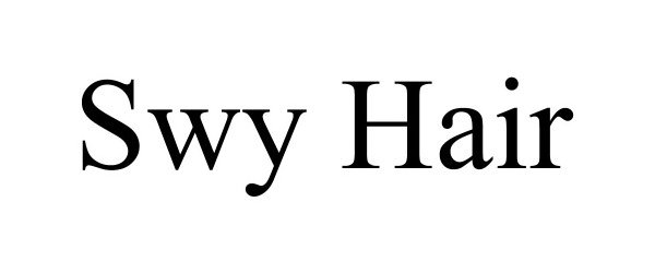 Trademark Logo SWY HAIR