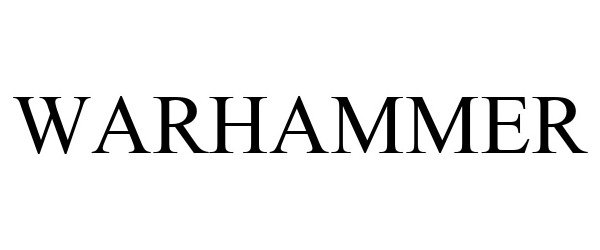 Trademark Logo WARHAMMER