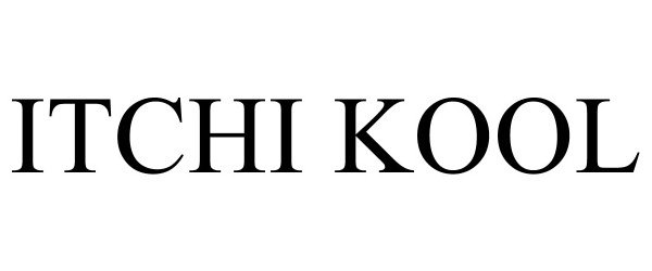 Trademark Logo ITCHI KOOL