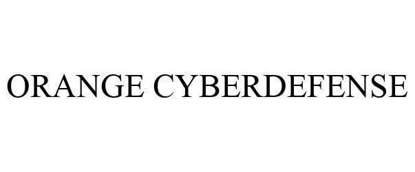 Trademark Logo ORANGE CYBERDEFENSE