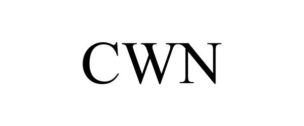 Trademark Logo CWN