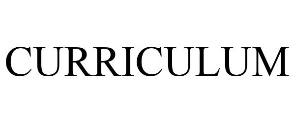 Trademark Logo CURRICULUM