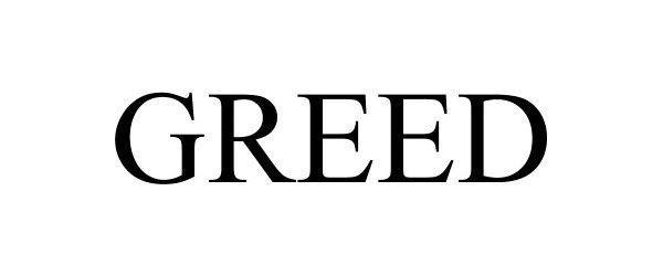 Trademark Logo GREED