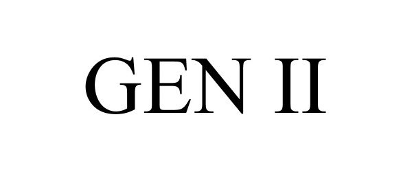 Trademark Logo GEN II