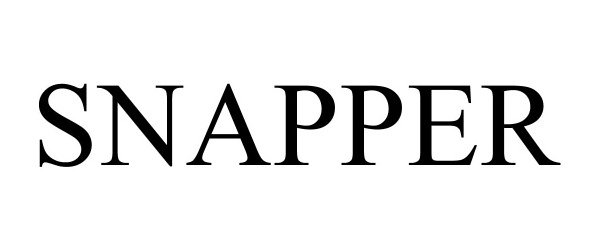 Trademark Logo SNAPPER