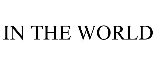 Trademark Logo IN THE WORLD