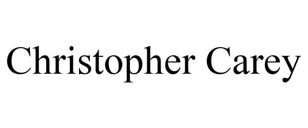 Trademark Logo CHRISTOPHER CAREY