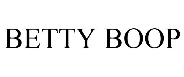 Trademark Logo BETTY BOOP