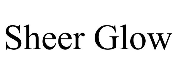 Trademark Logo SHEER GLOW