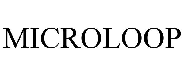 Trademark Logo MICROLOOP