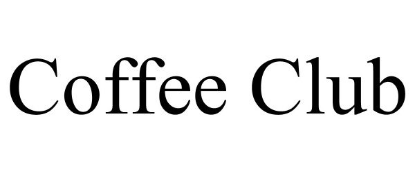 Trademark Logo COFFEE CLUB