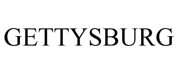 Trademark Logo GETTYSBURG