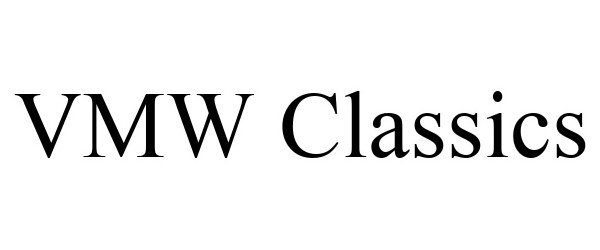 Trademark Logo VMW CLASSICS