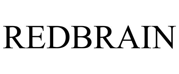 Trademark Logo REDBRAIN