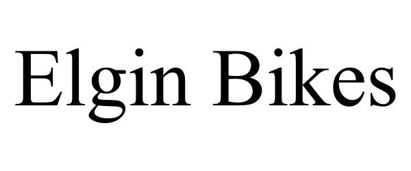 Trademark Logo ELGIN BIKES