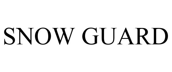 Trademark Logo SNOW GUARD