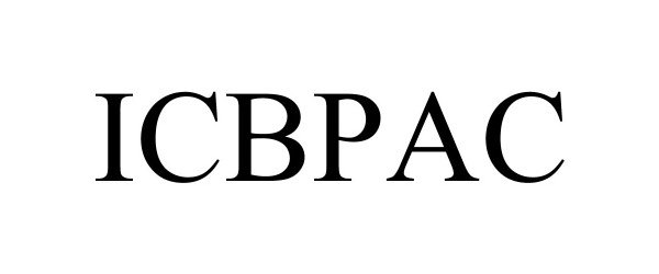 Trademark Logo ICBPAC