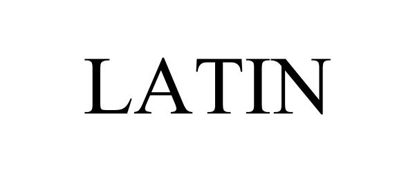 Trademark Logo LATIN