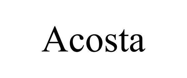 Trademark Logo ACOSTA