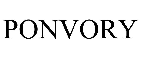 Trademark Logo PONVORY